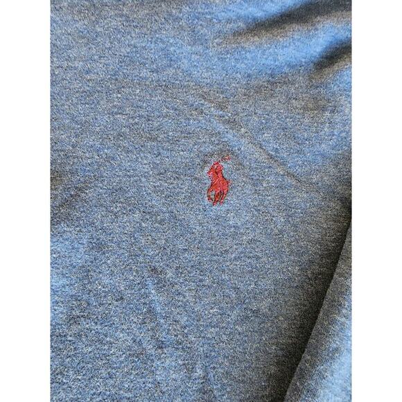 Polo Ralph Lauren Mens XL Blue 1/4 Zip Lightweight Buttery Soft Pullover Preppy - Picture 3 of 8